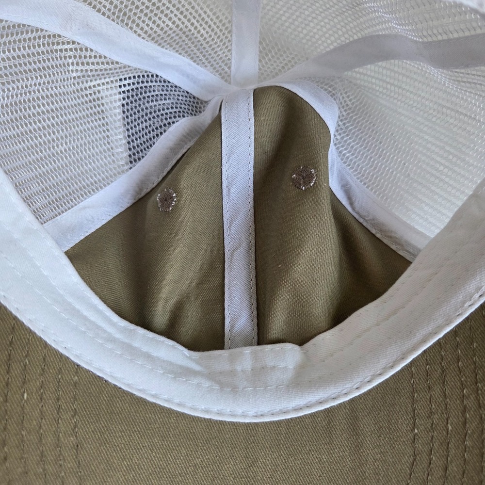 FCA Dodge Trucker Khaki Hat Mesh SnapBack Rubber Patch Promotional NEW Deadstock - Picture 7 of 11
